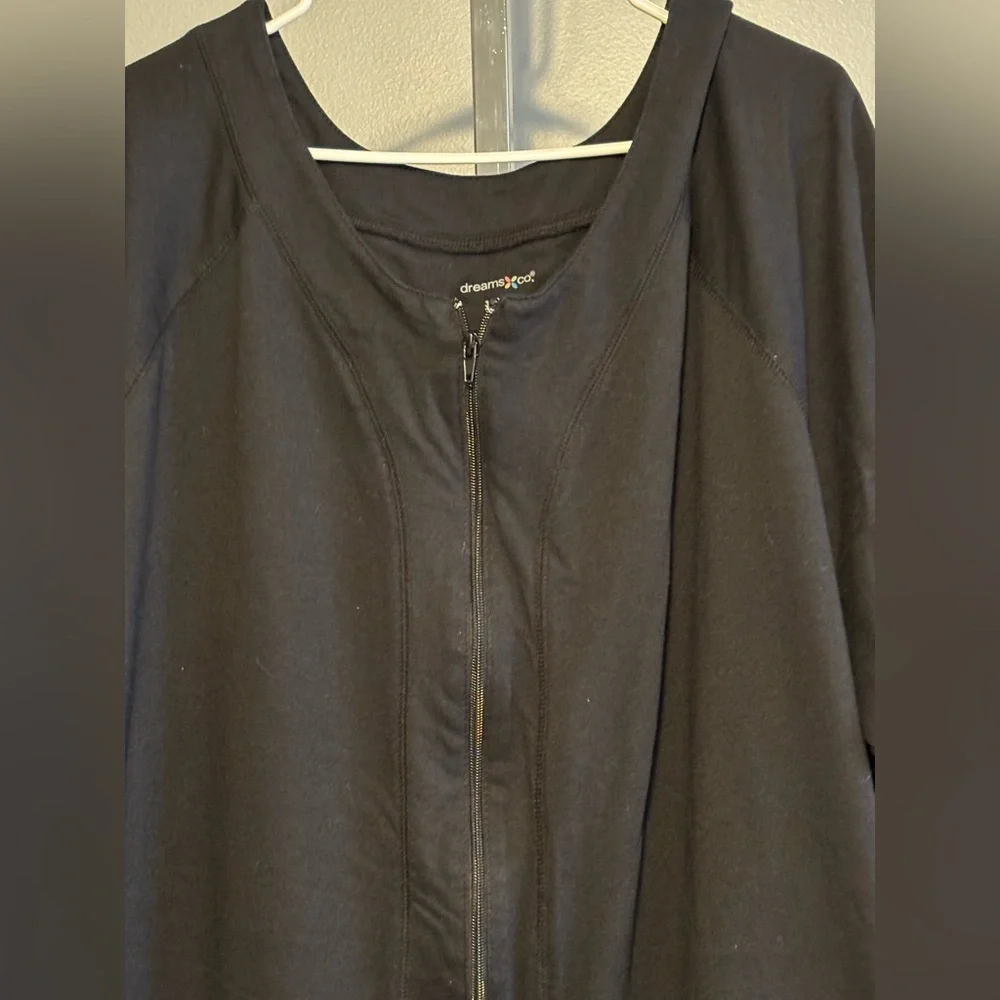 Dreams Co Women’s Swim Suit Cover Up Full‎ Zip Short Sleeve Plus Size 4x